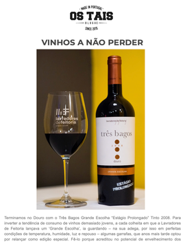 Vinhos a não perder